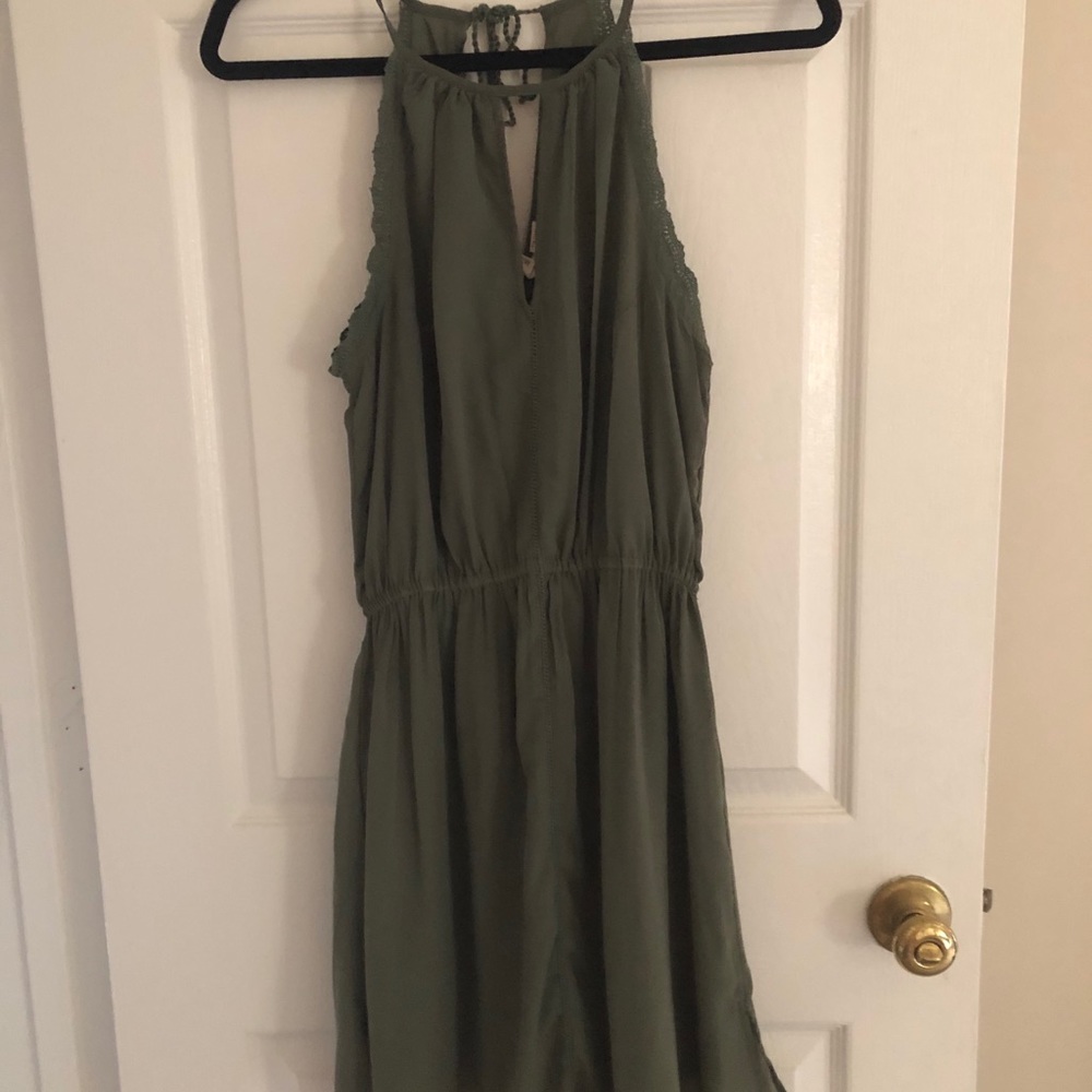 Army green dress